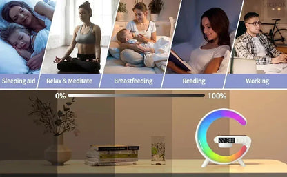 Multifunctional charging station with light