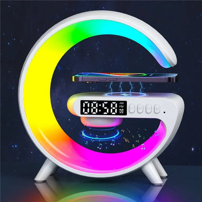 Multifunctional charging station with light