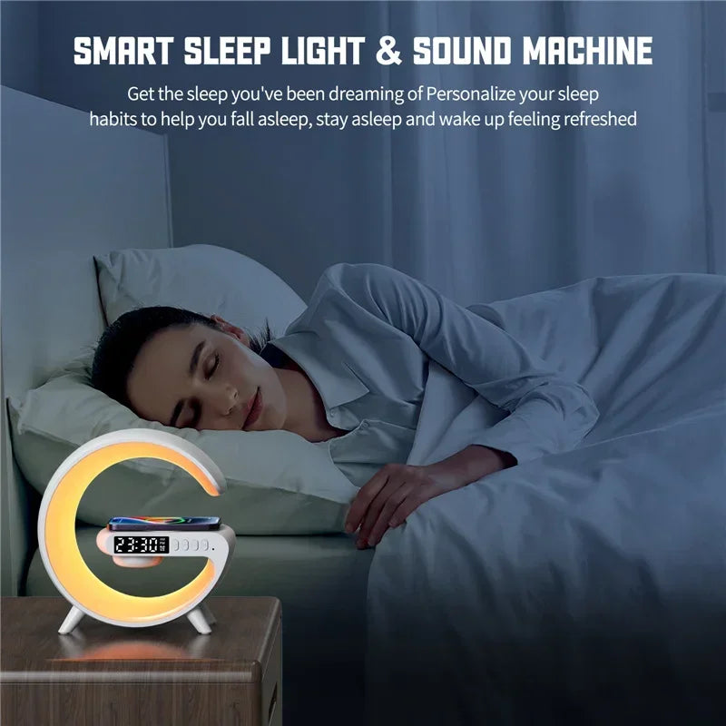Multifunctional charging station with light