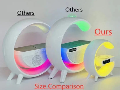 Multifunctional charging station with light