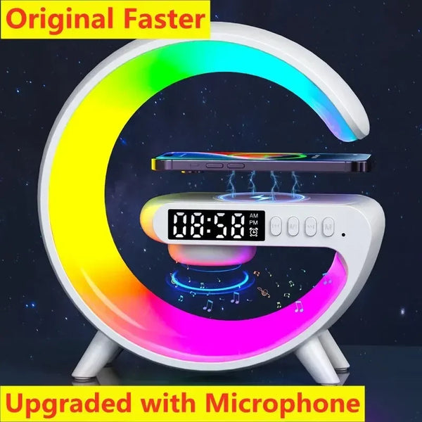 Multifunctional charging station with light